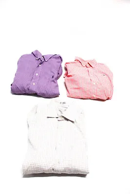 Vineyard Vines Ralph Lauren Mens Dress Shirts Size Extra Large 17 34/35 Lot 3 • $41.49