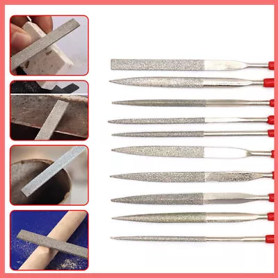 £5.51 • Buy Diamond Needle File 3mm X 140mm Precision - Metalwork Craftwork Jewelry