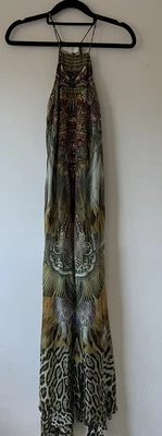 $51 • Buy Camilla Halter Overlay Silk Mini Dress, Crazy Low Starting Bid