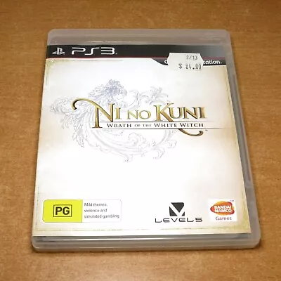 Ps3 Game ~ Ni No Kuni : Wrath Of The White Witch + Booklet Manual  • $20