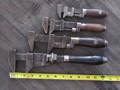 Lots Of Grandpa's Antique Adjustable Monkey Wrench Old/Vintage Farm Rare Tool • $11.50