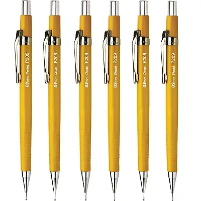 NEW 6x Pentel P209 Mechanical Drafting Pencil 0.9mm Pacer Premium Metal Tip BULK • $69.95