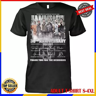 Hot Rammstein Tour 30th Anniversary 1994-2024 Memories T-Shirt Rock Band • $17.96