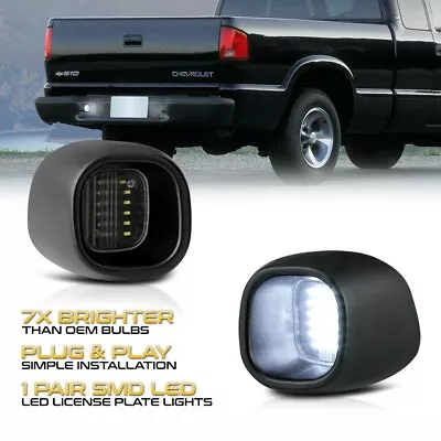 For Chevy S10 GMC Sonoma Blazer Jimmy SMD LED License Plate Light Tag Lamp EAO • $14.98