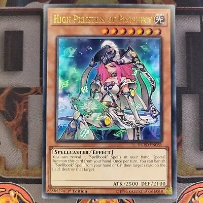 High Priestess Of Prophecy - Ultra Rare 1st Edition DUPO-EN081 - NM - YuGiOh • £0.99