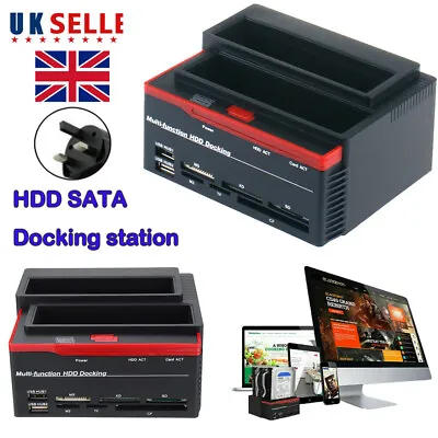 £23.48 • Buy Hard Drive Docking Station USB2.0 SATA HDD Docking Station For 2.5 3.5 Inch SATA