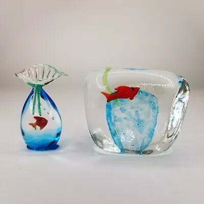 $14.99 • Buy Fish Paper Weights Set Of 2