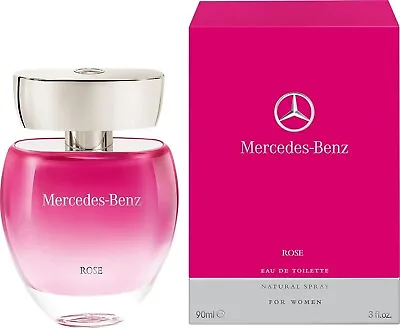 Mercedes-Benz Rose Eau De Toilette For Women 90ml Spray Perfume • $153.25