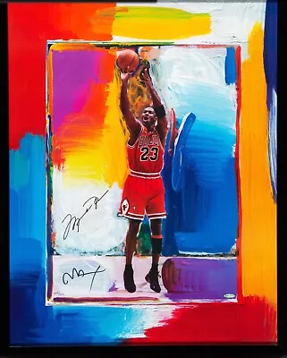 Michael Jordan Signed Peter Max Lithograph. Limited Edition 383/423.  • $6000