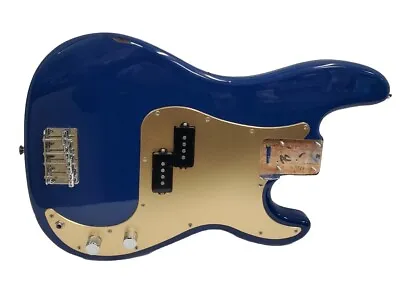 Fender Squier P- Bass Body W/ Metallic Gold PG Loaded • $139