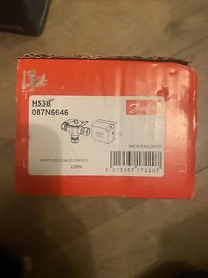 Danfoss HS3B 22mm 3 Port Mid Position Paddle Valve 087N664600 • £60