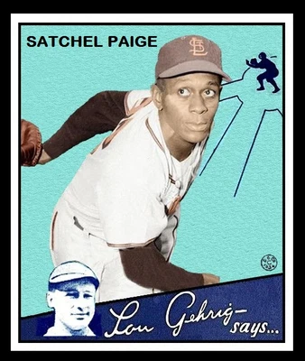$0.99 • Buy 1934 Goudey Satchel Paige Card Personally Made  Mt
