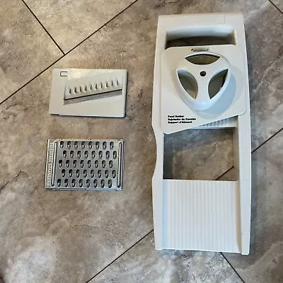 Pampered Chef Ultimate Mandolin Grater Slicer W 2 Blades • $9