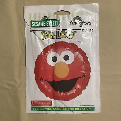 Vintage 2003 NOS Anagram 18” Balloon Elmo Sesame Street  • $7.02