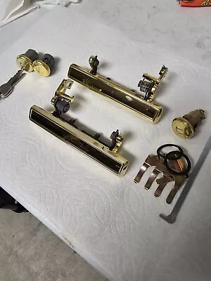 Lowrider G Body  Cutlass Regal Monte  24k Gold Door Handles Locks Trunk Lock Set • $195