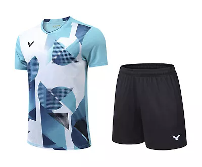 VICTOR Adult Kid Sports Suit Tennis Table Badminton Clothes Set T Shirts+shorts • $32