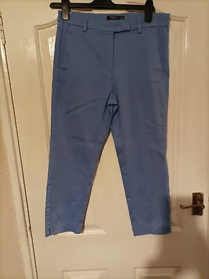 £3 • Buy Mia Slim Short Cropped   Trousers Blue  10