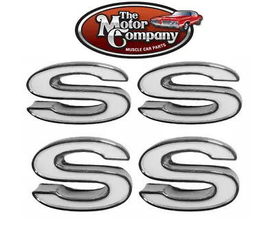 1969 1970 1971 1972 Chevelle SS454 SS396 SS EZ ON 2 Sided Tape Fender Emblems • $24.95