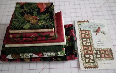 Moda  Woodland Holiday  By Sentimental Studios Table Runner And Bed Runner Kit. • $50