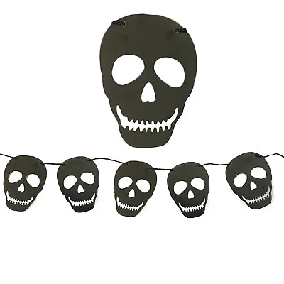 £2.99 • Buy 3M Halloween Skull Garland Spooky Party Banner Bunting Hanging Home Decor G5427