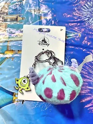 Disney Parks Monsters Inc. Mike Wazowski & Sulley Plush Keychain & Charm 2023. • $24.95