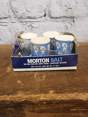 Miniature Morton Shakers Set Of 4 0.4oz Each With Original Box • $13.99