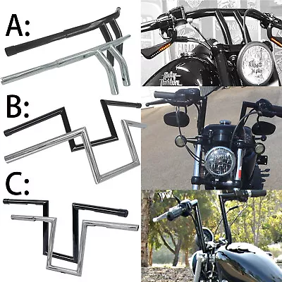 $69.99 • Buy 8  10  Z-bar 1  Ape Hanger Handlebar 8  T-Bar For Harley Softail Sportster Dyna