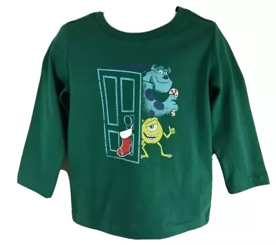 Disney Monsters Inc Toddler Boys T-Shirt Christmas  Officially Licensed  • $10.99