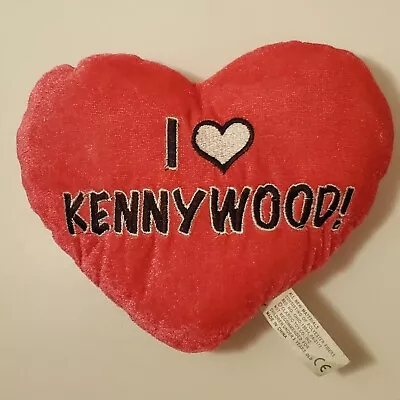 Kennywood Amusement Park Pittsburgh PA Plush Heart 7 Inch Pillow Pink • $11.69