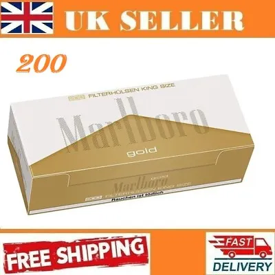 £8.99 • Buy 200 Marlboro Gold Empty Cigarette Filter Tubes New !!