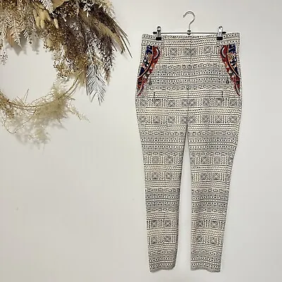 Camilla Franks Lost Paradise Print Stretchy Slim Pants Trousers Size 12 • $185