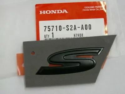 Genuine Honda 00-09 S2000 CR AP1 AP2 Side Fender Black Emblems 75710-S2A-A00 OEM • $51