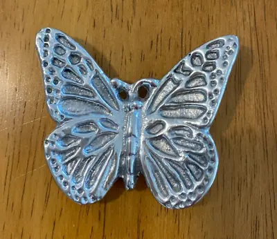 Mariposa Monarch Butterfly Aluminum Weight For Napkin Box NEW! Recycled • $20