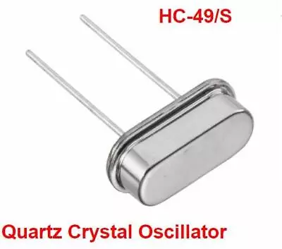 4.433Mhz 4.433 Mhz QUARTZ CRYSTAL OSCILLATOR HC49/S (Qty 25) * NEW * • $9.99