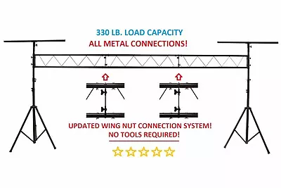 $394.99 • Buy CedarsLink 15FT Portable DJ Lighting Truss/Stand W T-Bar Trussing Stage System