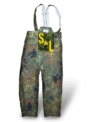 £19.99 • Buy German Army Surplus Flecktarn Camouflage Waterproof  Trousers 