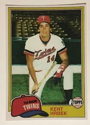 1981 Topps Kent Hrbek Custom Card That Never Were Minnesota Twins Rookie • $4.25