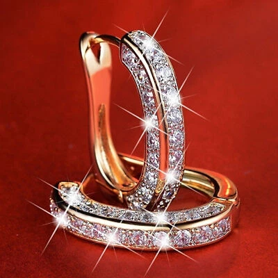 $12.10 • Buy 2PC Surgical Steel Huggie Hoop Sleeper Ring Earrings Lip Ear Nose Body Piercing