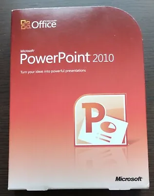 £75 • Buy Microsoft Powerpoint 2010 With Product Key Windows (1 User / 2 PCs)