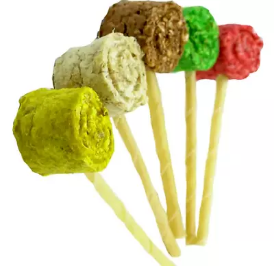 MUNCHY LOLLIPOPS - (5 To 50 Chews) - Classic Dog Food Treats Dobby Rawhide Feed • £3.99