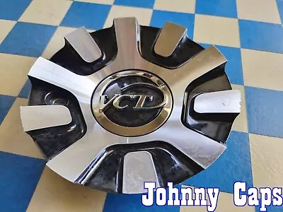 VCT Wheels # 236-20-AL . Custom METAL BLACK & SILVER Center Cap [57] (QTY. 1) • $39.56