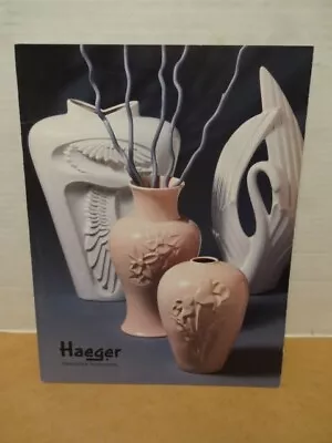 Haeger Potteries 1986 Decorative Accessories Catalog Fold Out Cover 25 Pages • $12.15