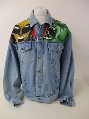 £40 • Buy WRANGLER Denim Jacket, Hand Painted, WOLVERINE V HULK, Large, To Fit 48  Chest