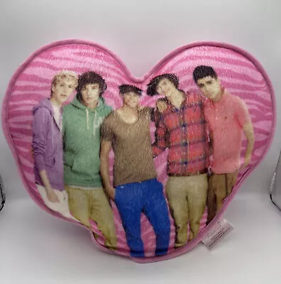 £18.46 • Buy One Direction 1D Pink Heart Cushion Plush Pillow Niall Liam Zyan Harry Louis