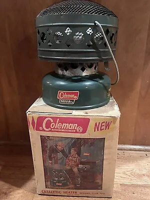 Vintage 1966 Coleman Model 511-A 700 5000 BTU Catalytic Heater W/ Orig. Box • $80