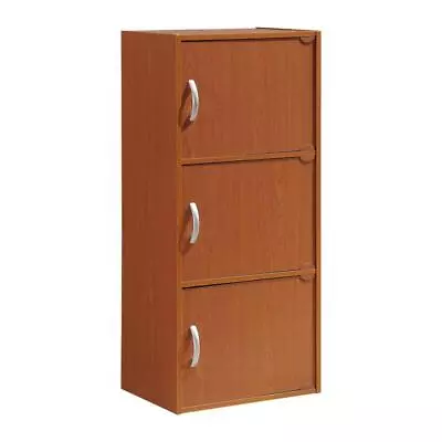 Hodedah 3-Shelf 3-Door Multi-purpose Cabinet • $31