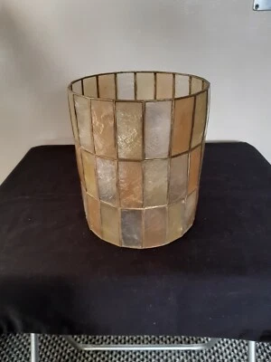 Beautiful Vintage Capiz Shell Light/Lamp Shade • £13.85