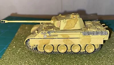 1:72 German Panther Tank Built And Painted For Display • £5