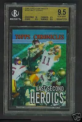 BGS 9.5 Topps Chronicles Reggie Bush/Matt Leinart Card • $84.95