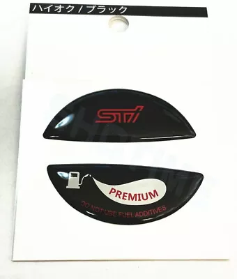 SUBARU GENUINE GC8 Impreza WRX STI Fuel Gas Cap Sticker Decal Emblem Badge OEM • $18